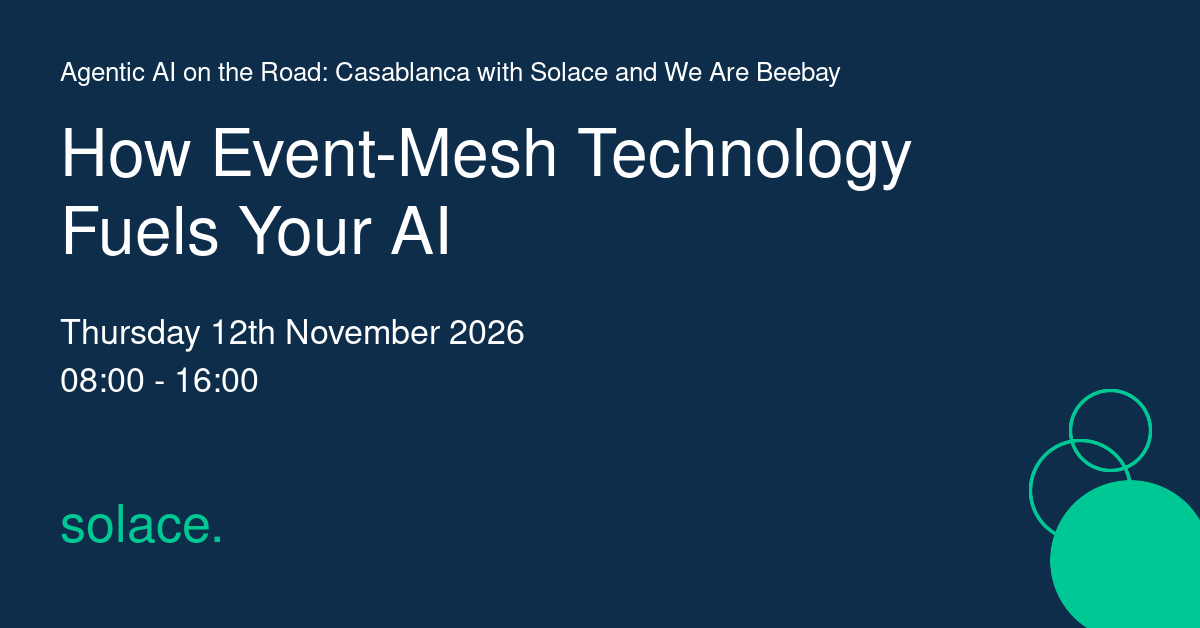Agentic AI on the Road Casablanca: How Event-Mesh technology fuels your AI