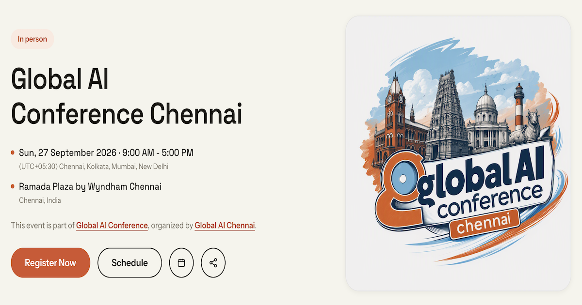 Global AI Conference Chennai